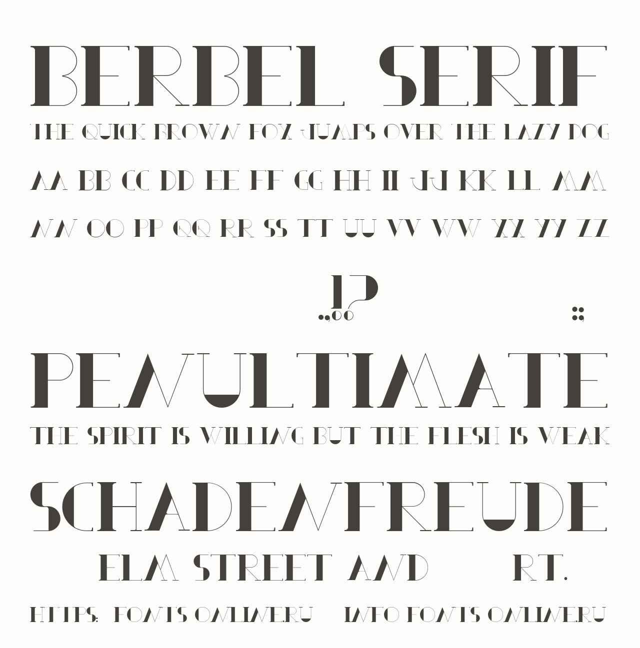 Berbel Serif Free Font Download